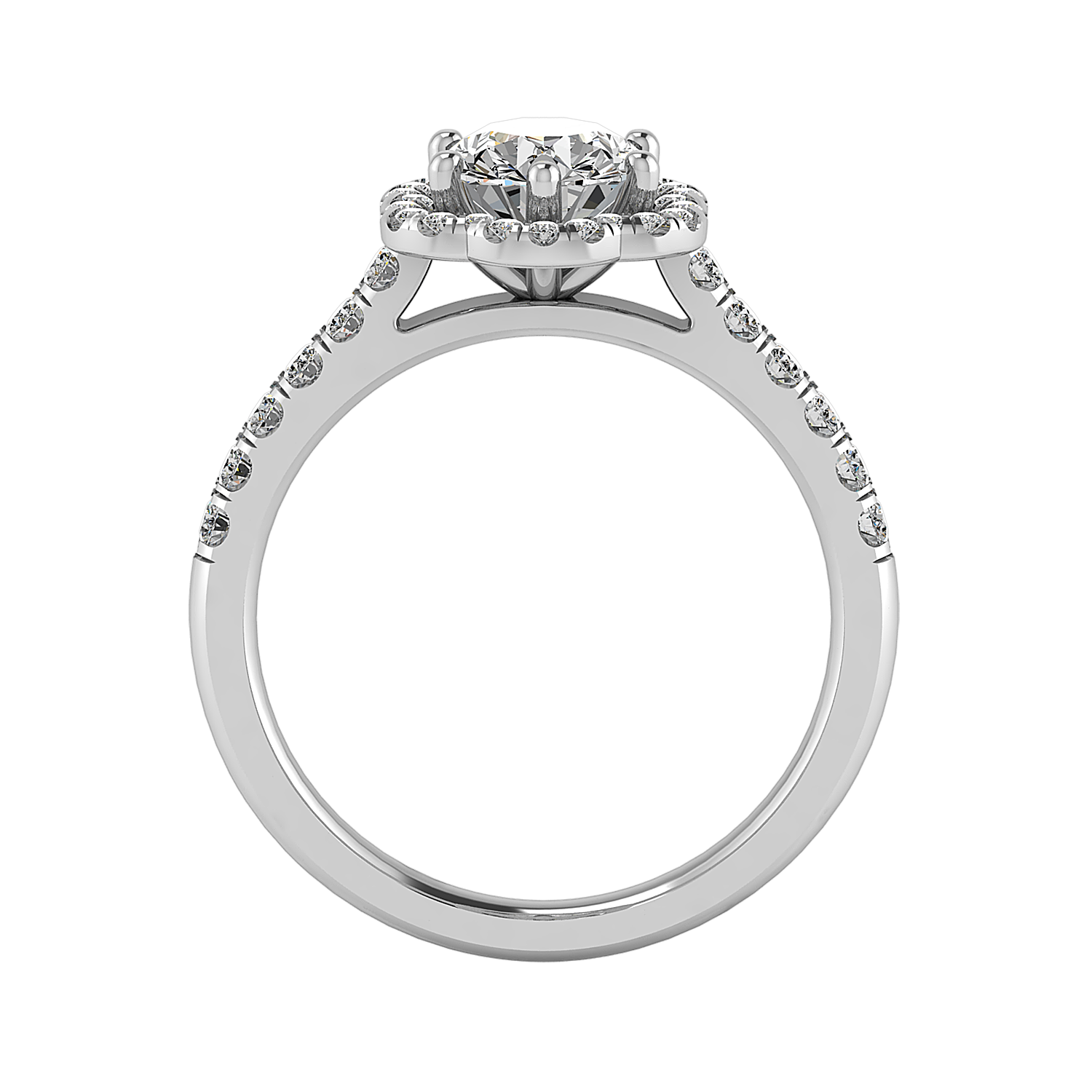 Cali Halo Engagement Ring